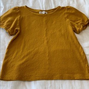 Loft Textured Puff Sleeve Top